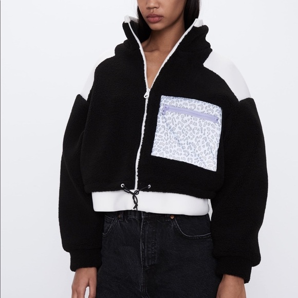 ZARA BNWT Fleece Jacket - Picture 1 of 7
